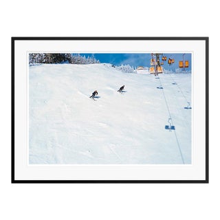 Toni Frissell 'Downhill Racers' Archival Pigment Print Framed in Black For Sale
