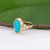 Sierra | 4.54ct Turquoise Ring With Earth-Mined Diamond Accents in Solid 14k, Size 6.75 For Sale - Image 10 of 10