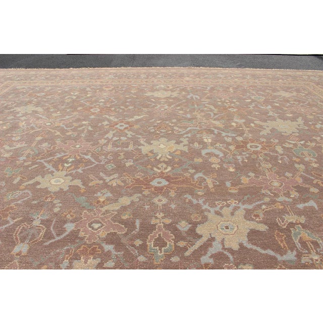 Keivan Woven Arts Large Hand-Knotted Wool Amritsar Rug 12'9 X 15'9 For Sale In Atlanta - Image 6 of 13