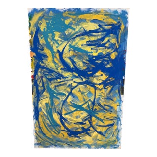 John Fooks Abstract Acrylic on Canvas Painting For Sale