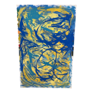 John Fooks Abstract Acrylic on Canvas Painting
