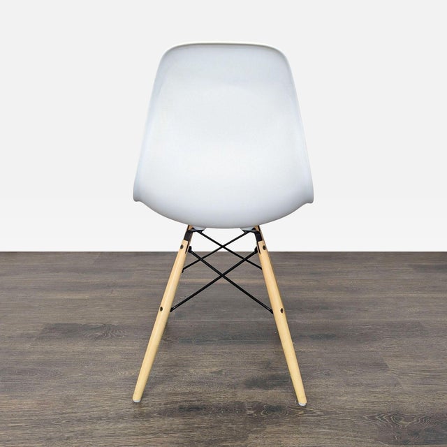 Set of Six Herman Miller Eames Molded Plastic Side Chairs For Sale In San Francisco - Image 6 of 10