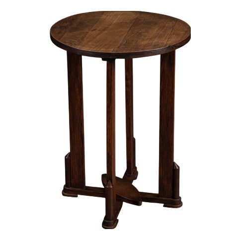 Amsterdam School Side Table, 1930s For Sale