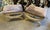 Pair of Vintage Purple Velvet and Wooden Ottomans For Sale - Image 10 of 12