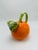 1980s Italian Vintage Ceramic Orange Teapot For Sale - Image 5 of 7