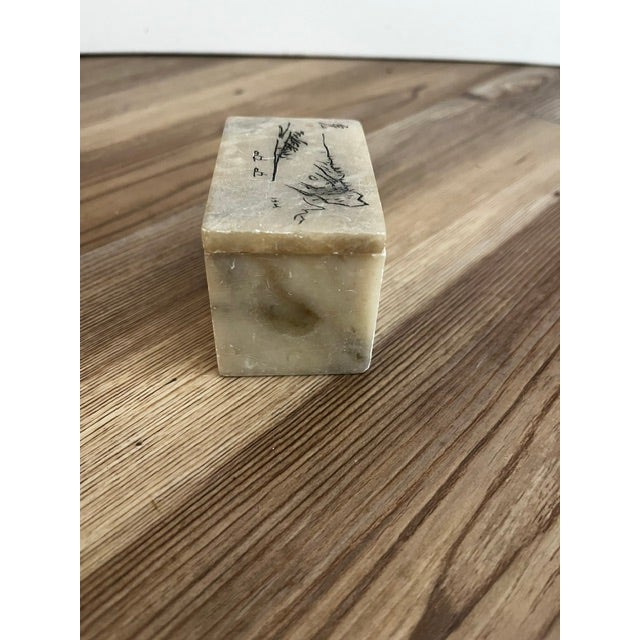 Vintage Chinese Stone Trinket Box For Sale In New York - Image 6 of 7