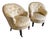 Antique French Tufted Crapaud Club Chairs - A Pair For Sale