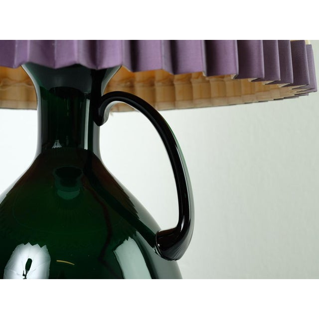 Glass Mid-Century Glass Table Lamp, 1960s For Sale - Image 7 of 18