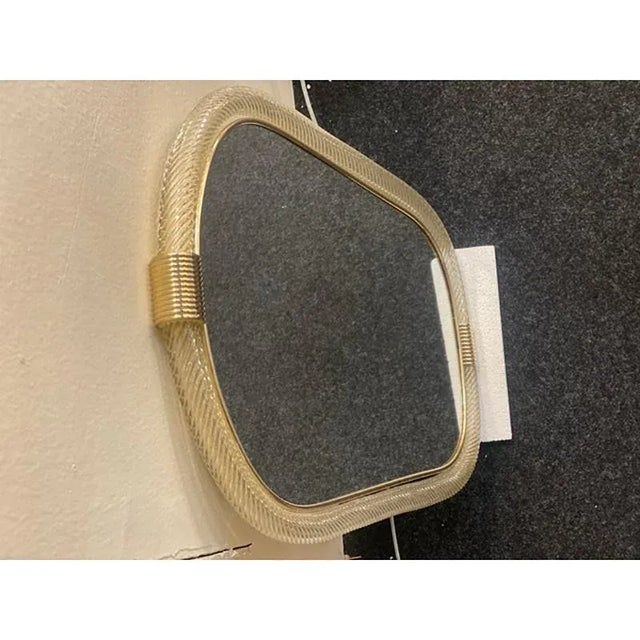 Early 21st Century Torciglione Murano Glass Wall Mirror by Simoeng For Sale - Image 5 of 9