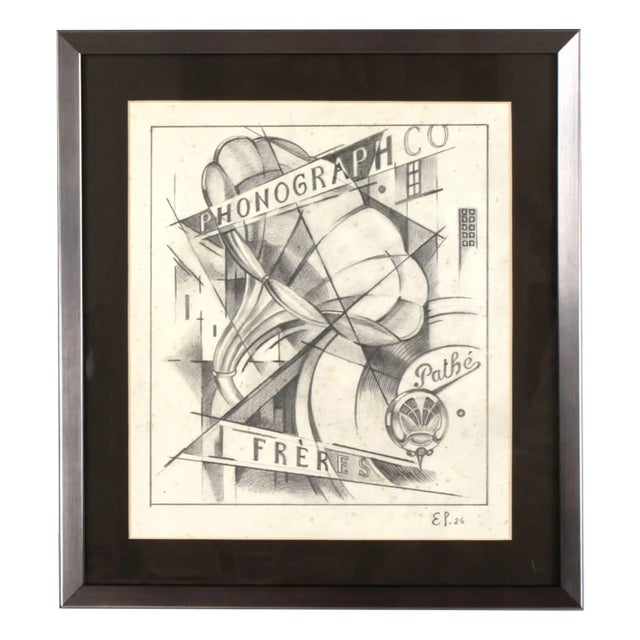 Advertising Poster from Phonograph Co. Brothers For Sale