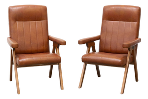 Vintage Reclining Lounge Chairs by Mobilificio Valtorta, 1950s, Set of 2
