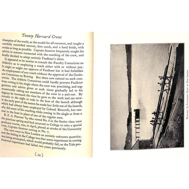 "Twenty Harvard Crews" 1923 Mumford, George Saltonstall For Sale - Image 12 of 12