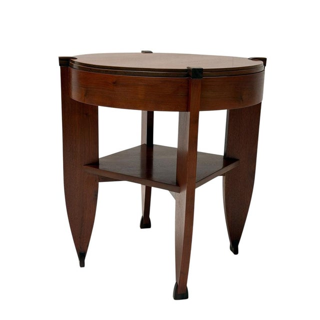 Art Deco Amsterdam School Coffee Table by J.J. Zijfers Amsterdam, 1920s For Sale - Image 10 of 16
