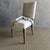 Beige Reese Slip Covered Dining Chair in Belgian Linen Flax For Sale - Image 8 of 8