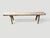 Contemporary Andrianna Shamaris Bleached Teak Wood Bench For Sale - Image 3 of 5