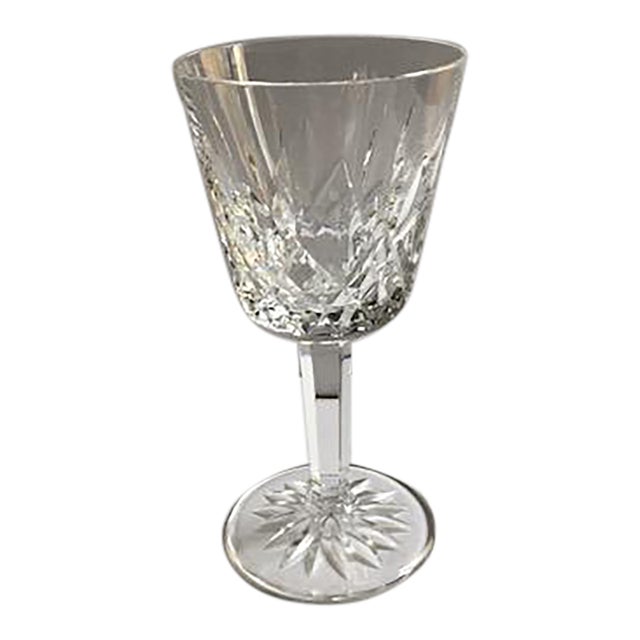 Vintage Waterford Irish Crystal Claret Wine Glass For Sale