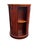 Traditional Late 20th Century Mahogany Revolving Bookcase Ethan Allen For Sale - Image 3 of 12