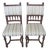 Antique French Dining Chairs in Walnut, Set of 6 For Sale