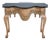 Gilted & Painted Granite Top Console Table For Sale