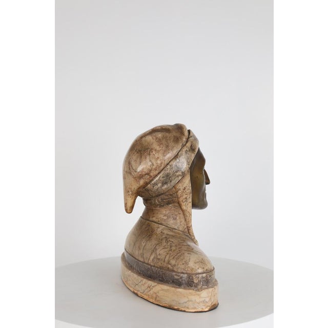 Original bust from the end of the 19th century - the beginning of the 20th century, very fine work, details excellently...