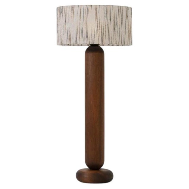 Pomo CL140 Smoked Mahogany Floor Lamp by Jeroen De Ruddere For Sale - Image 4 of 4