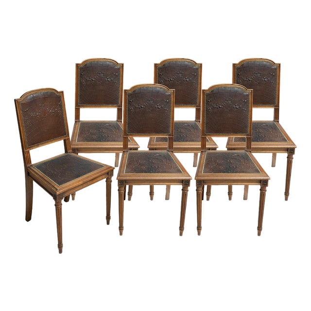 French Chairs, 19th Century, Set of 6 For Sale