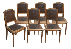French Chairs, 19th Century, Set of 6