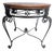 Table in Forged Metal and Wood For Sale