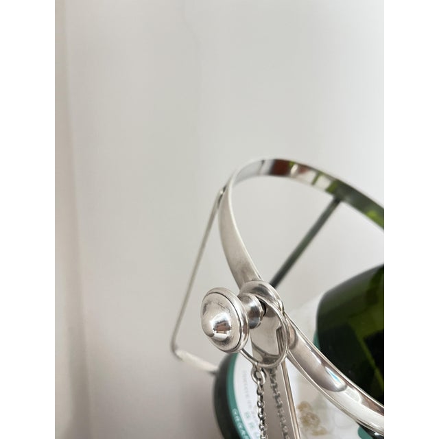 Vintage Silver-Plated Tilt Bottle Holder by Gebrüder Hepp, 1950s For Sale - Image 6 of 10