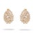 Starlight Bloom Gold Stud Earrings, A Pair For Sale - Image 9 of 9
