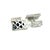 1990s Pair of John Hardy Estate Weave Cufflinks Sterling Silver For Sale - Image 4 of 6