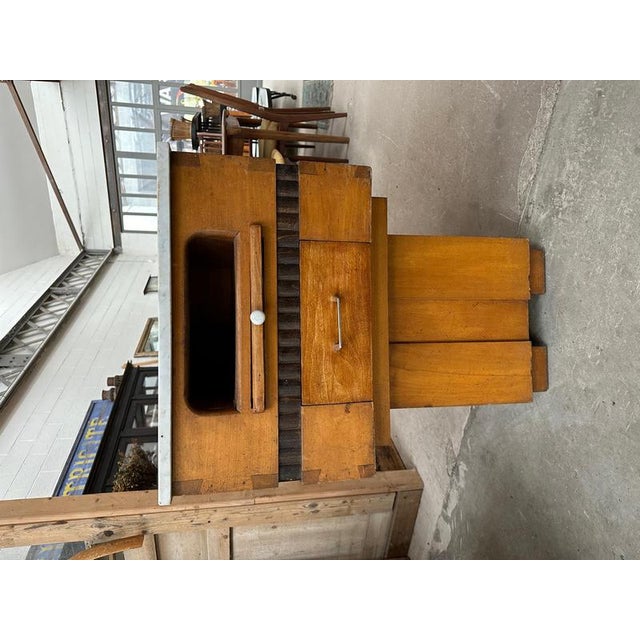 Brown Early 20th Century Market Block For Sale - Image 8 of 16