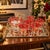 Mid-Century Modern 1960s Culver Red Paisley 22k Glasses Ice Bucket in Caddy With Uttermost Tray Set- 9 Pieces For Sale - Image 3 of 11