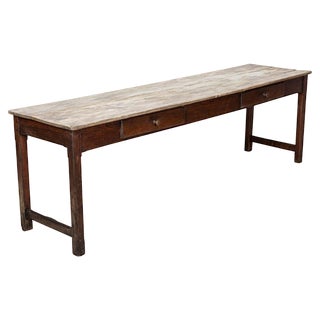 19th Century Monumental French Provincial Server Table For Sale