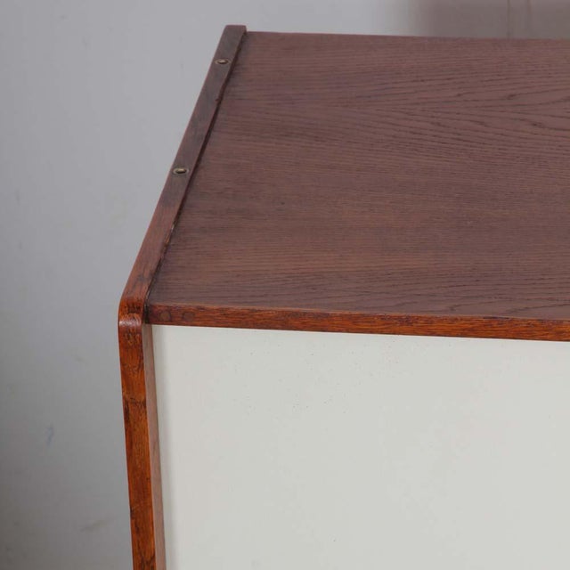 Yellow and White Model U-452 Chest of Drawers by Jiri Jiroutek for Interier Praha, 1960s For Sale - Image 3 of 11