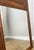 Brown Antique French Wall Mirror with Carved Oak Frame For Sale - Image 8 of 11
