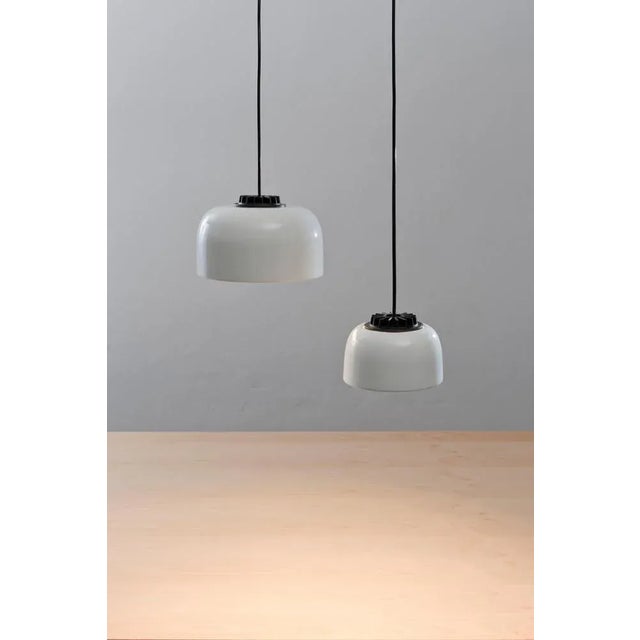 Black Large Black Headhat Bowl Pendant Lamp by Santa & Cole For Sale - Image 8 of 11