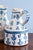 Blue and White Oil and Vinegar Set from Nevers Faience, 18th Century, Set of 2 For Sale - Image 10 of 16