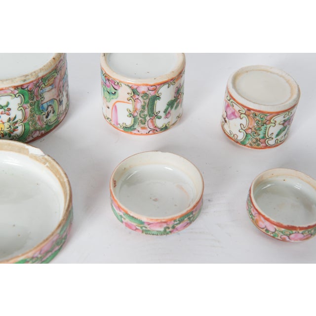 Japanese Ceramic Jar - Set of 4 For Sale - Image 9 of 11