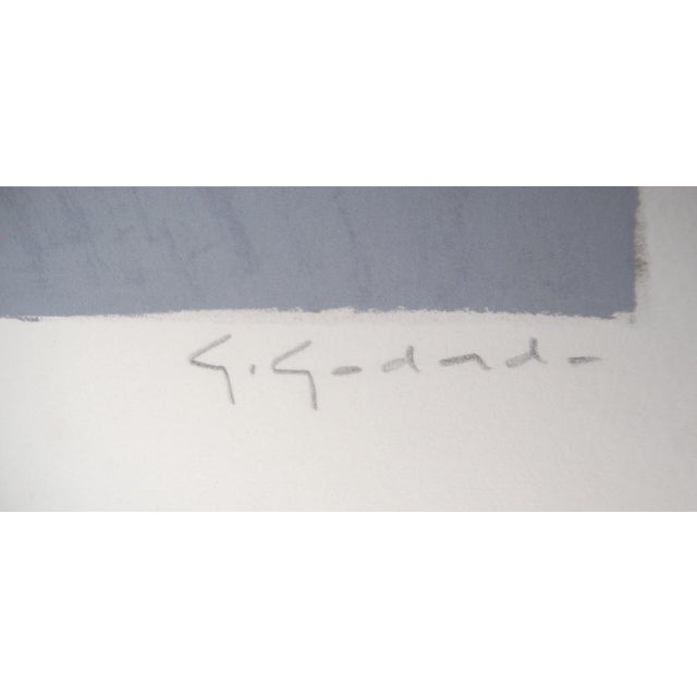 Gabriel GODARD Enchanted garden Large original lithograph Signed in pencil by the artist Justified / 180 On Arches vellum...
