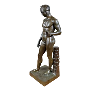 19th Century Barbedienne Bronze Sculpture of a Nude Ares God of War