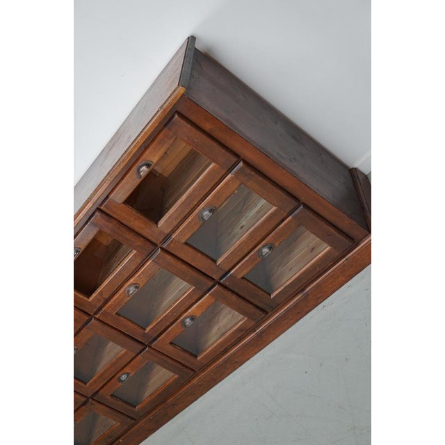 Vintage Dutch Pine Haberdashery Shop Cabinet For Sale - Image 17 of 18