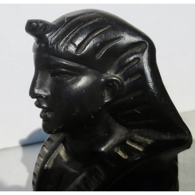 Egyptian Sphinx Resin Bookends For Sale In New York - Image 6 of 9