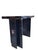 Vintage Postmodern Architectural Black Acrylic Nightstands or End Tables, Pair For Sale In West Palm - Image 6 of 11