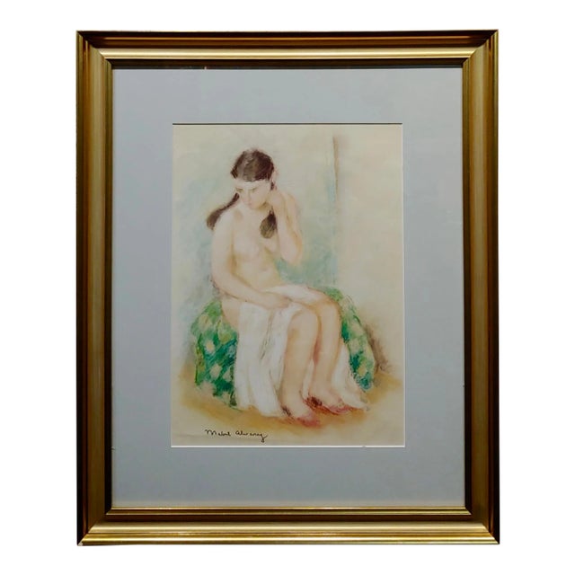 Mabel Alvarez -Young Girl Undressed -1934 Panting For Sale