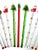 1990s Vintage Murano Style Art Glass Swizzle Sticks – Bar Cart Decor & Cocktail Entertaining – Set of 11 For Sale - Image 5 of 10