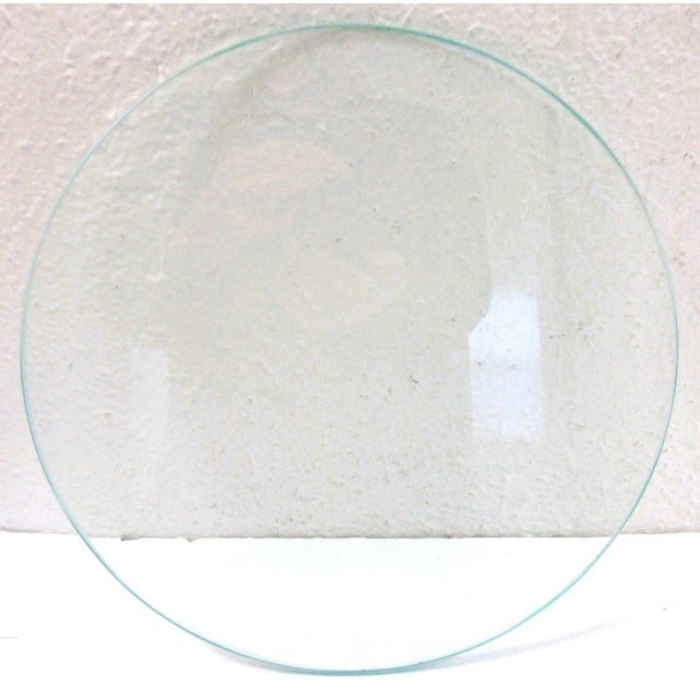 Metal Italian Neoclassical Tripod Drinks Table Nickel and Brass 20th Century For Sale - Image 7 of 18