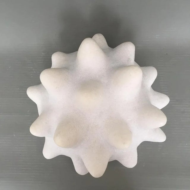 Hand Carved Marble Sculpture by Tom Von Kaenel For Sale - Image 4 of 5