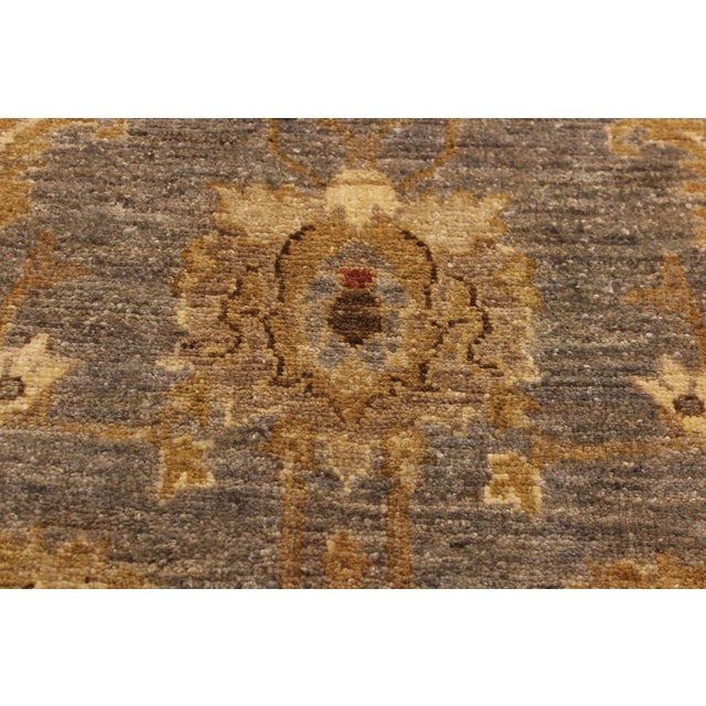 Textile Boho Chic Ziegler Gray/Brown Wool Runner Rug- 2'8'' X 10'10'' For Sale - Image 7 of 10