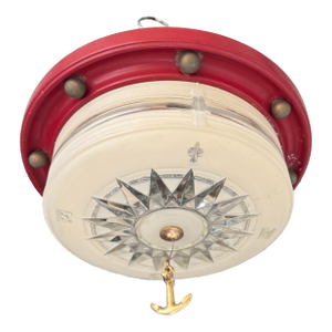 Mid 20th Century Lightolier Nautical Flush Mount Light Fixture